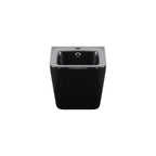 CUBE - Bidé suspenso em cerâmica branca com torneira incluída