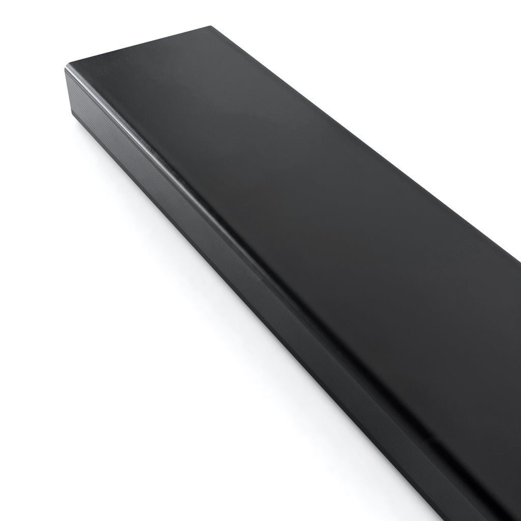Perfil de parede em alumínio preto para painel de duche Walk-In 8 ou 10 mm