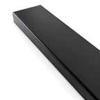 Perfil de parede em alumínio preto para painel de duche Walk-In 8 ou 10 mm