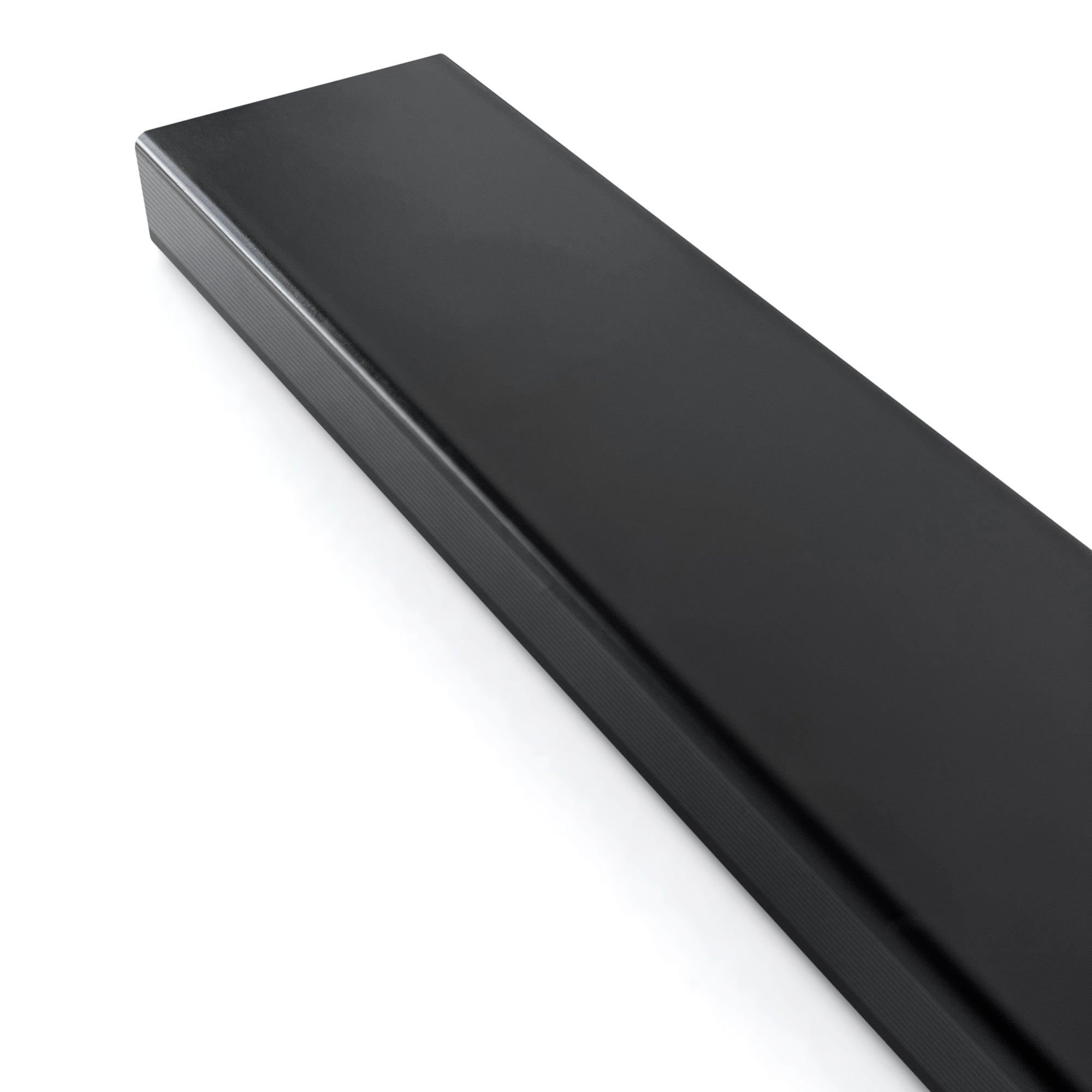 Perfil de parede em alumínio preto para painel de duche Walk-In 8 ou 10 mm