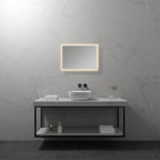 MELLOW - Espelho de casa de banho com iluminação LED integrada e design minimalista