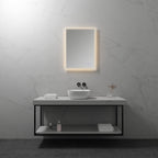 MELLOW - Espelho de casa de banho com iluminação LED integrada e design minimalista