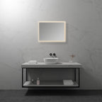 MELLOW - Espelho de casa de banho com iluminação LED integrada e design minimalista