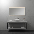 MELLOW - Espelho de casa de banho com iluminação LED integrada e design minimalista