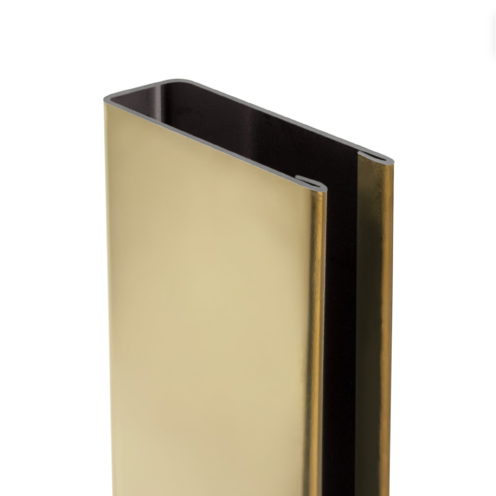 Perfil de compensação para painel de duche walk-in em aço inoxidável 304 dourado