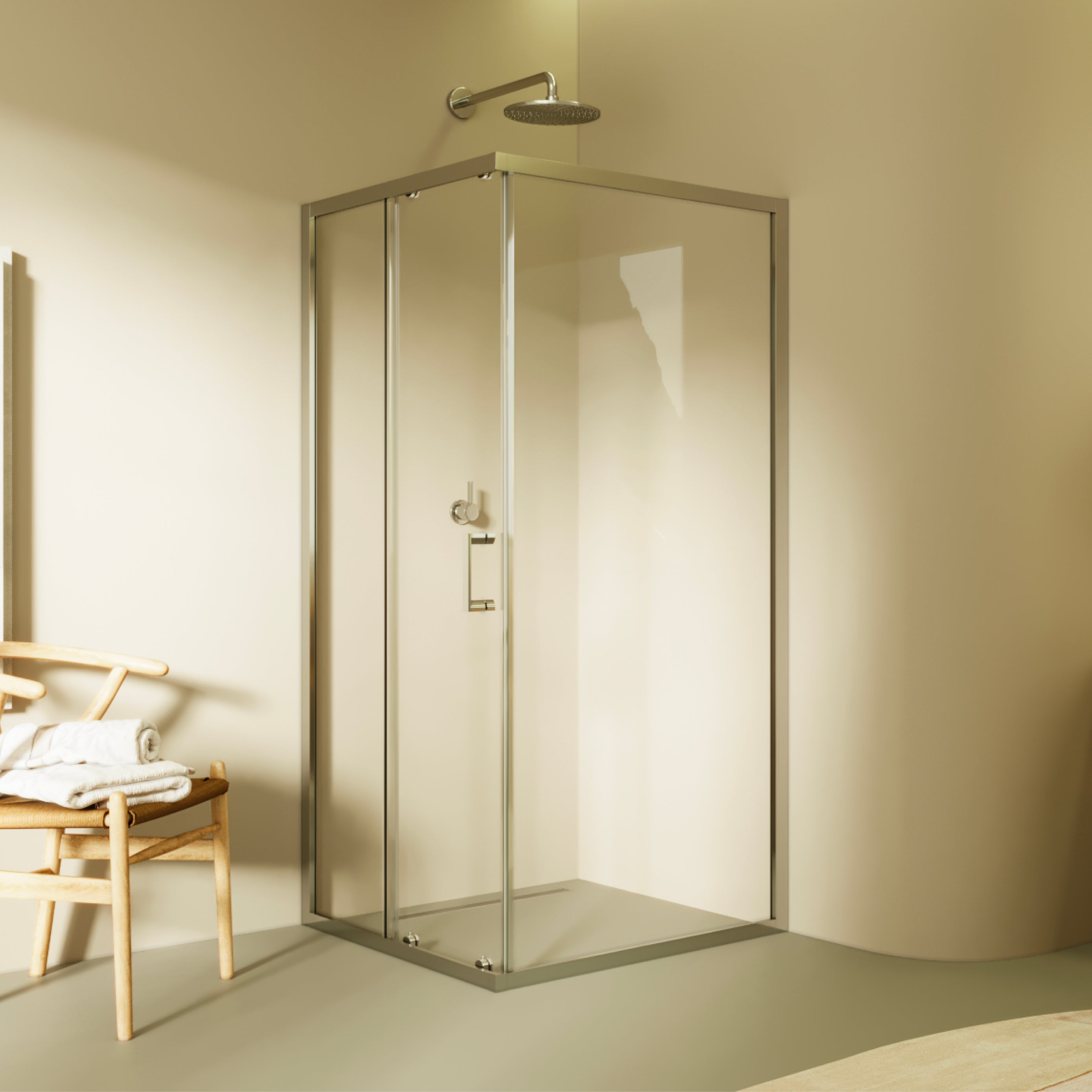 DORA - Cabina doccia con ante scorrevoli in vetro temperato