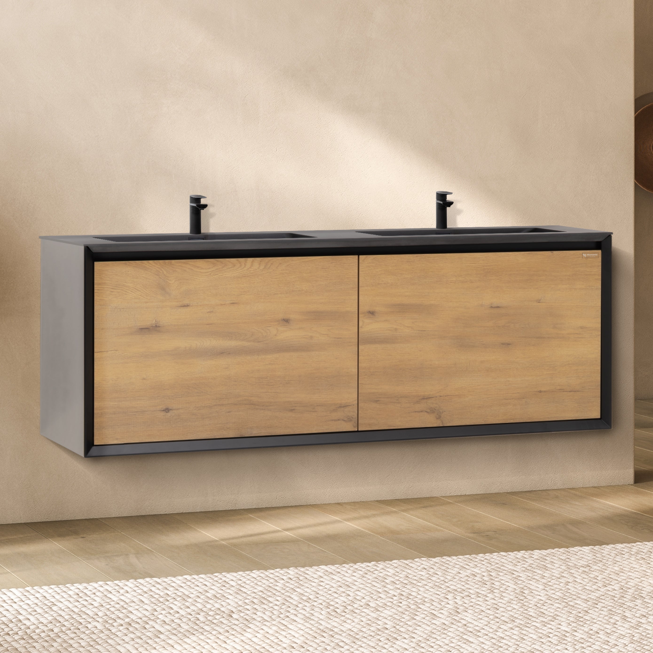 FIDIA - Mueble de lavabo doble suspendido