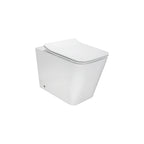 FOGLIA - Inodoro rimless blanco con asiento soft close extraíble