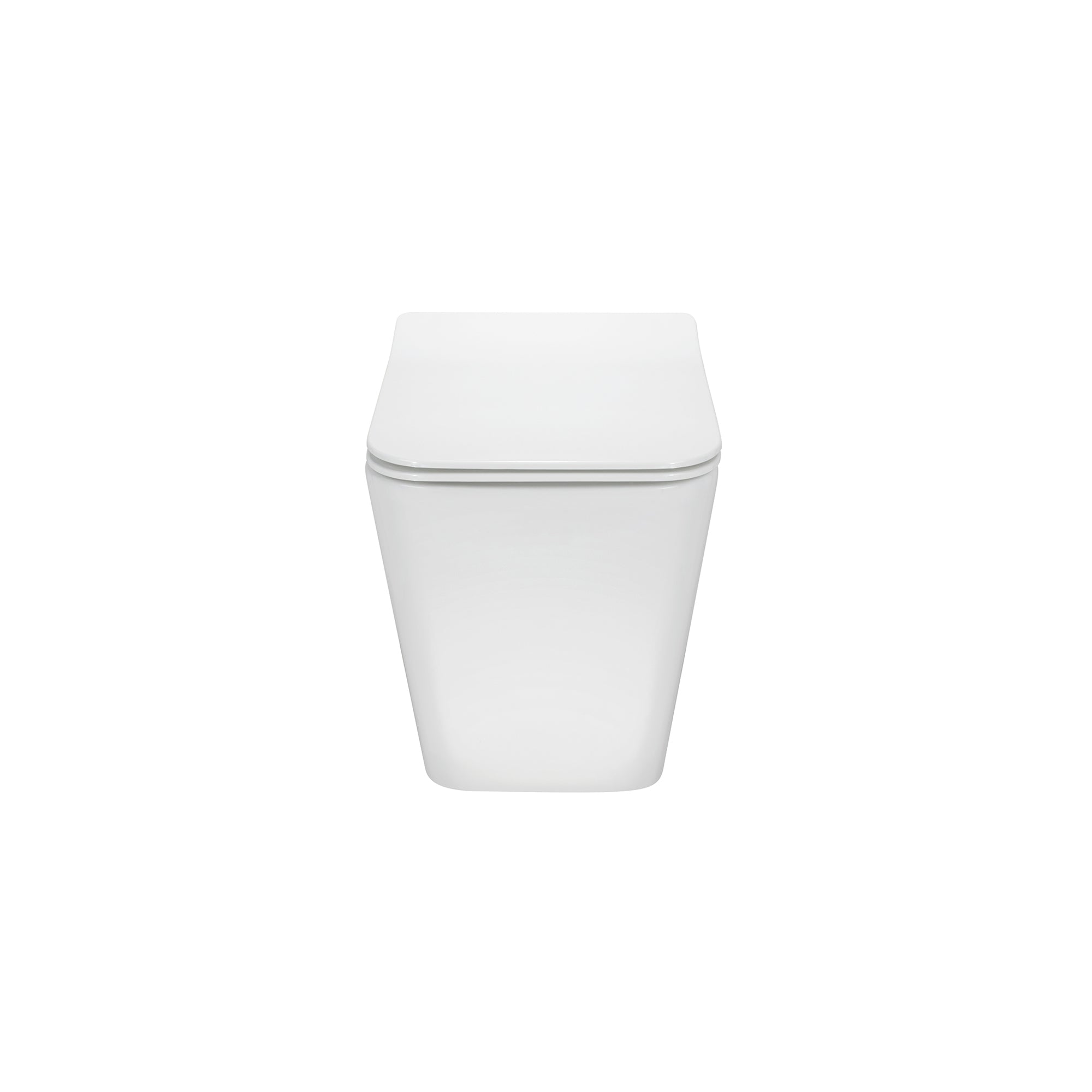 FOGLIA - Inodoro rimless blanco con asiento soft close extraíble