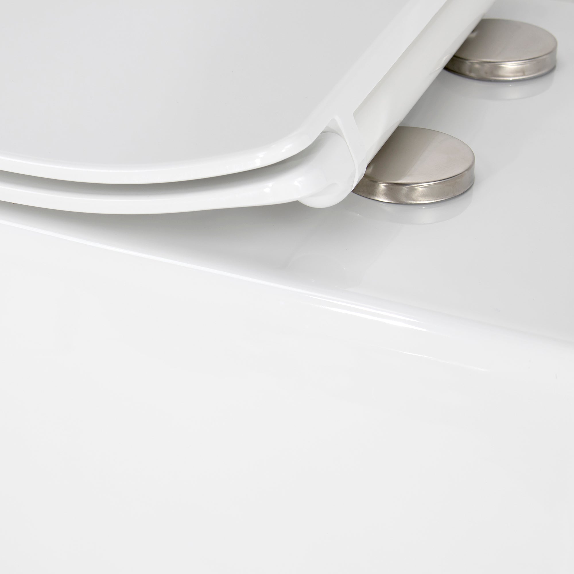 FOGLIA - Inodoro rimless blanco con asiento soft close extraíble