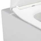 FOGLIA - Inodoro rimless blanco con asiento soft close extraíble
