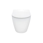 ISONZO - WC rimless bianco con sedile soft close removibile