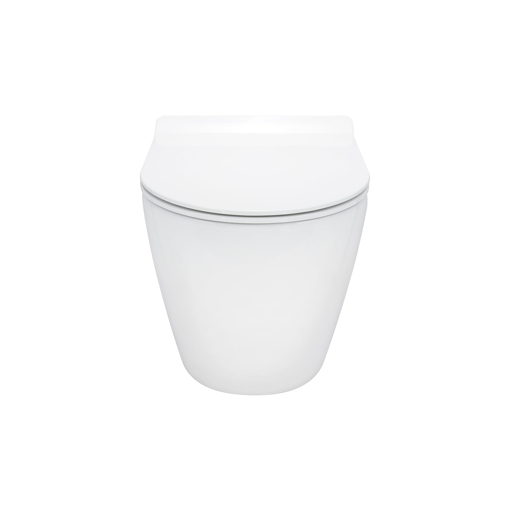ISONZO - WC rimless bianco con sedile soft close removibile