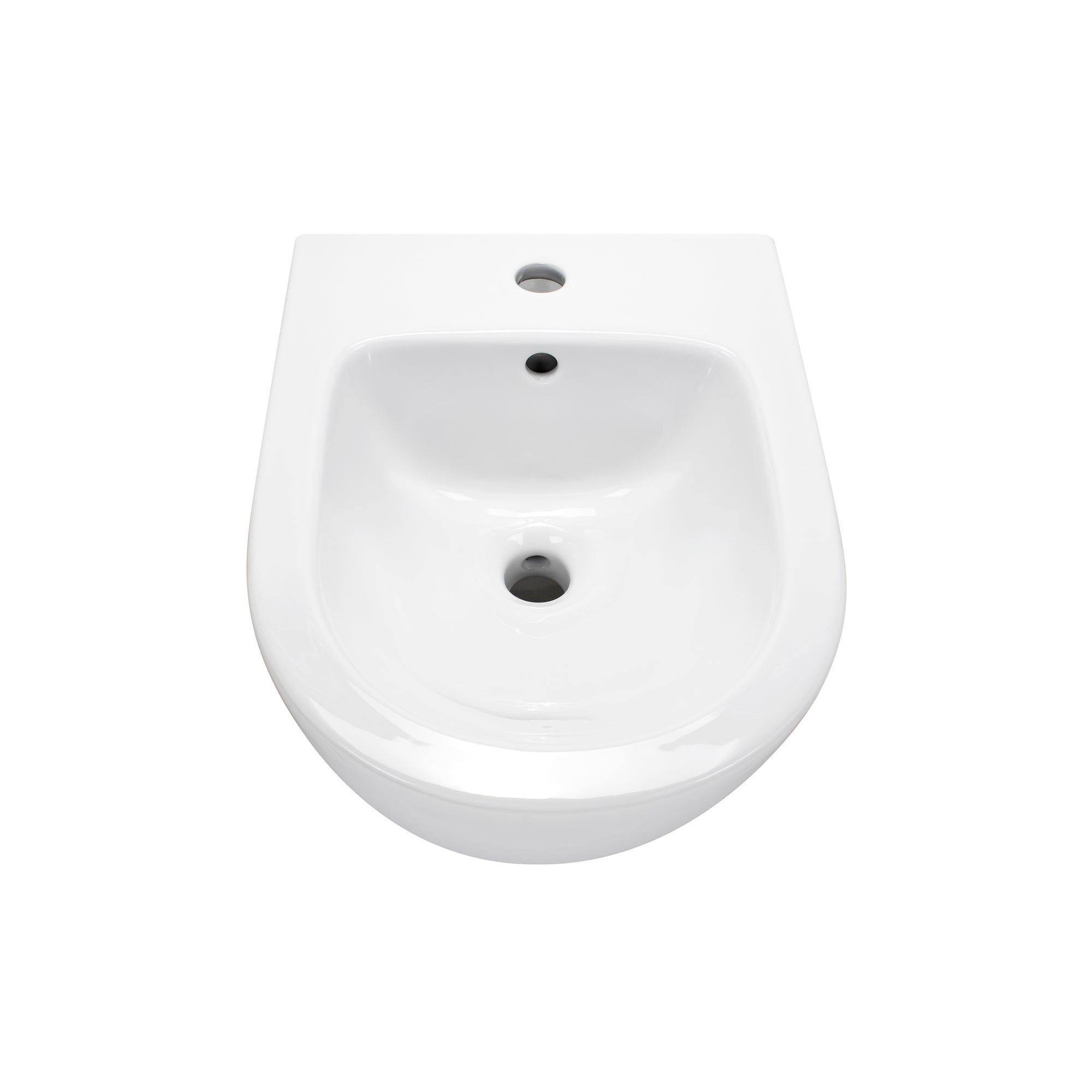 FRANCO - Bidé suspendido de cerámica blanca con grifo incluido