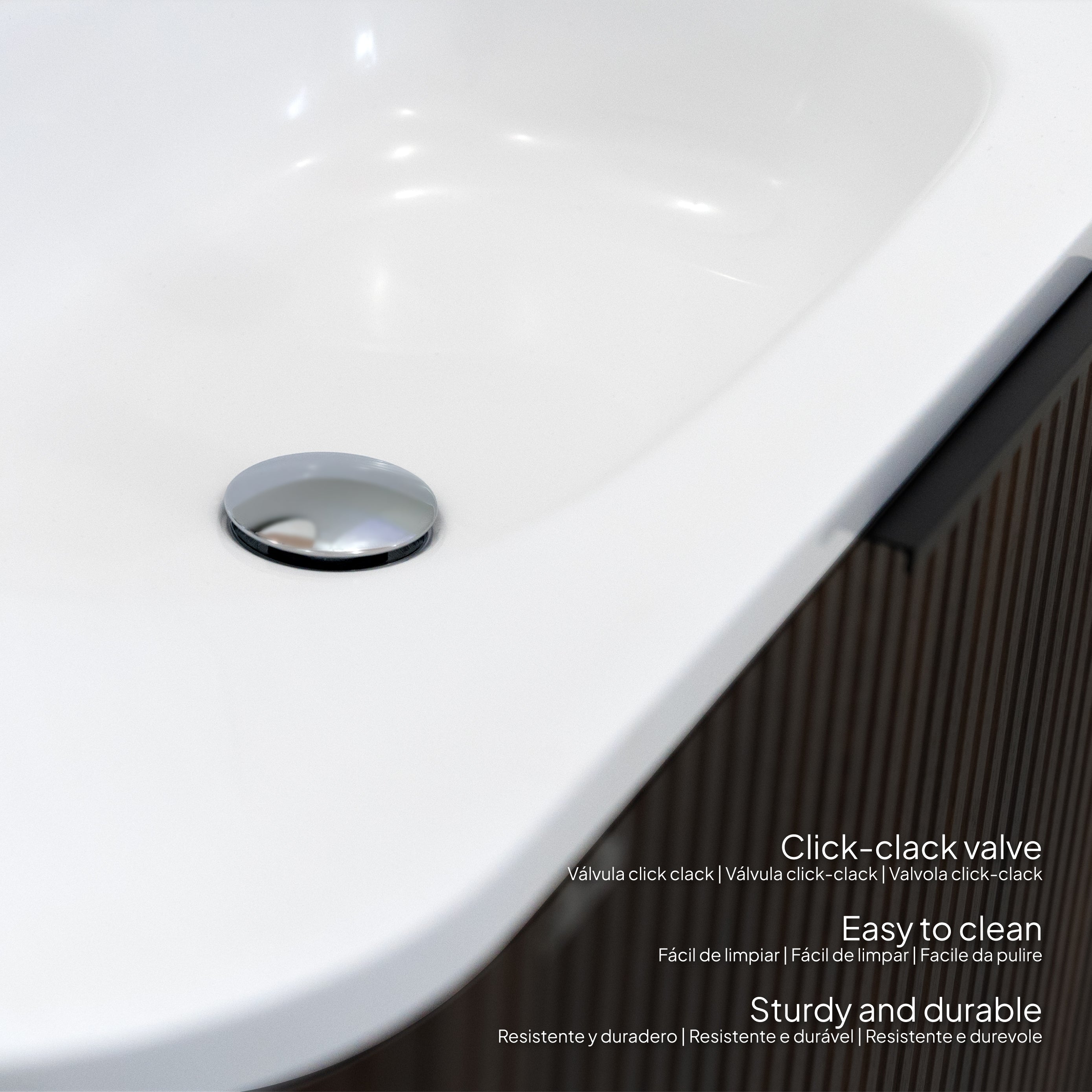 MAIA PLUS - Conjunto de baño suspendido