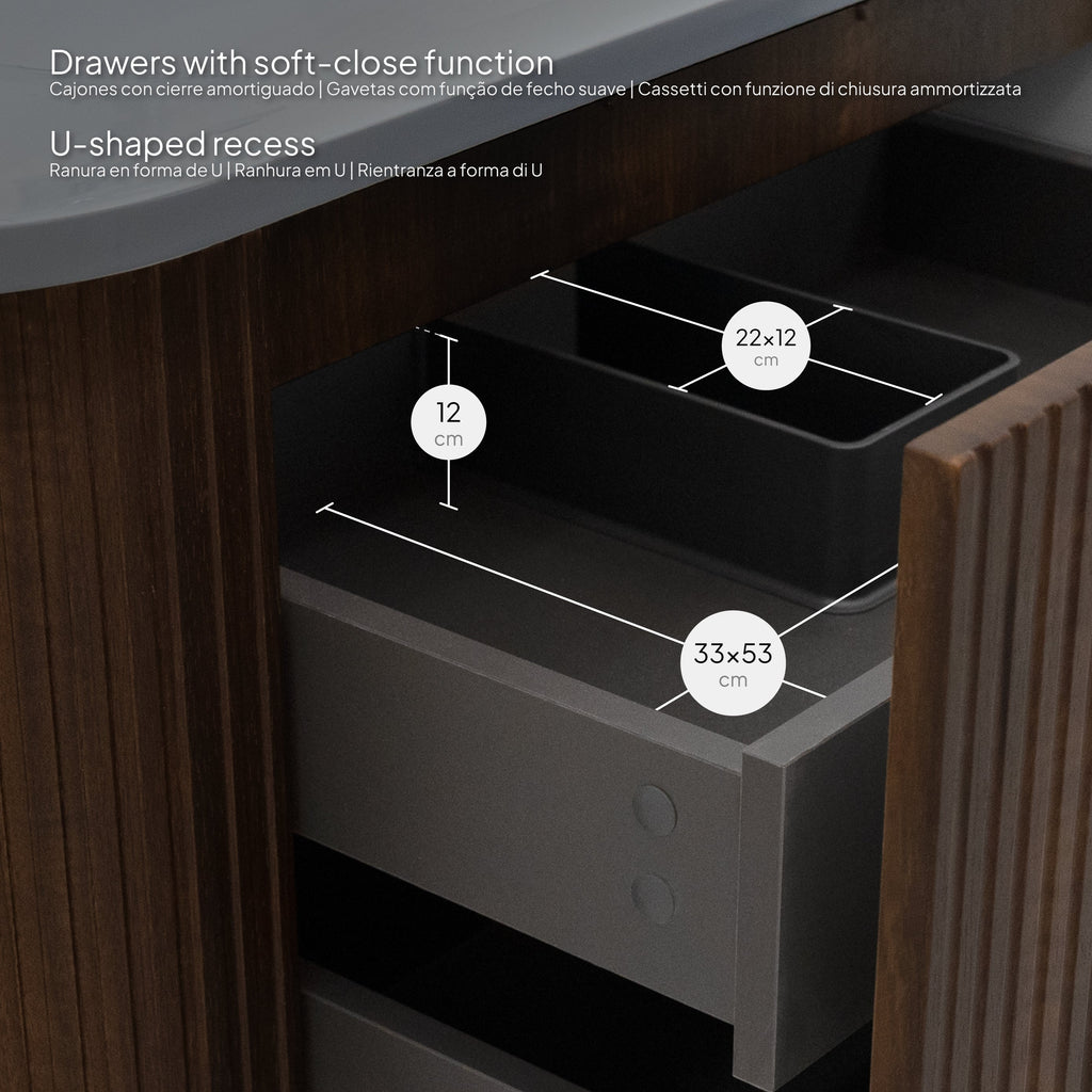 MAIA - Mueble de baño suspendido