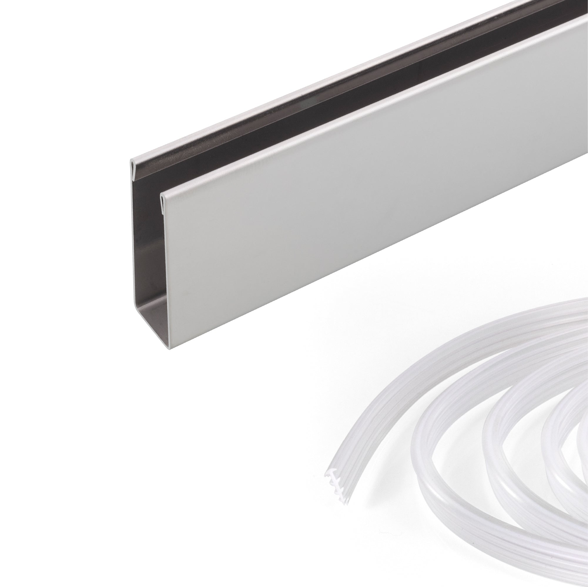 Perfil de compensação para painel de duche walk-in em aço inoxidável 304 inox 8K