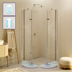 ALICE - Box doccia ad angolo con ante battenti in vetro temperato