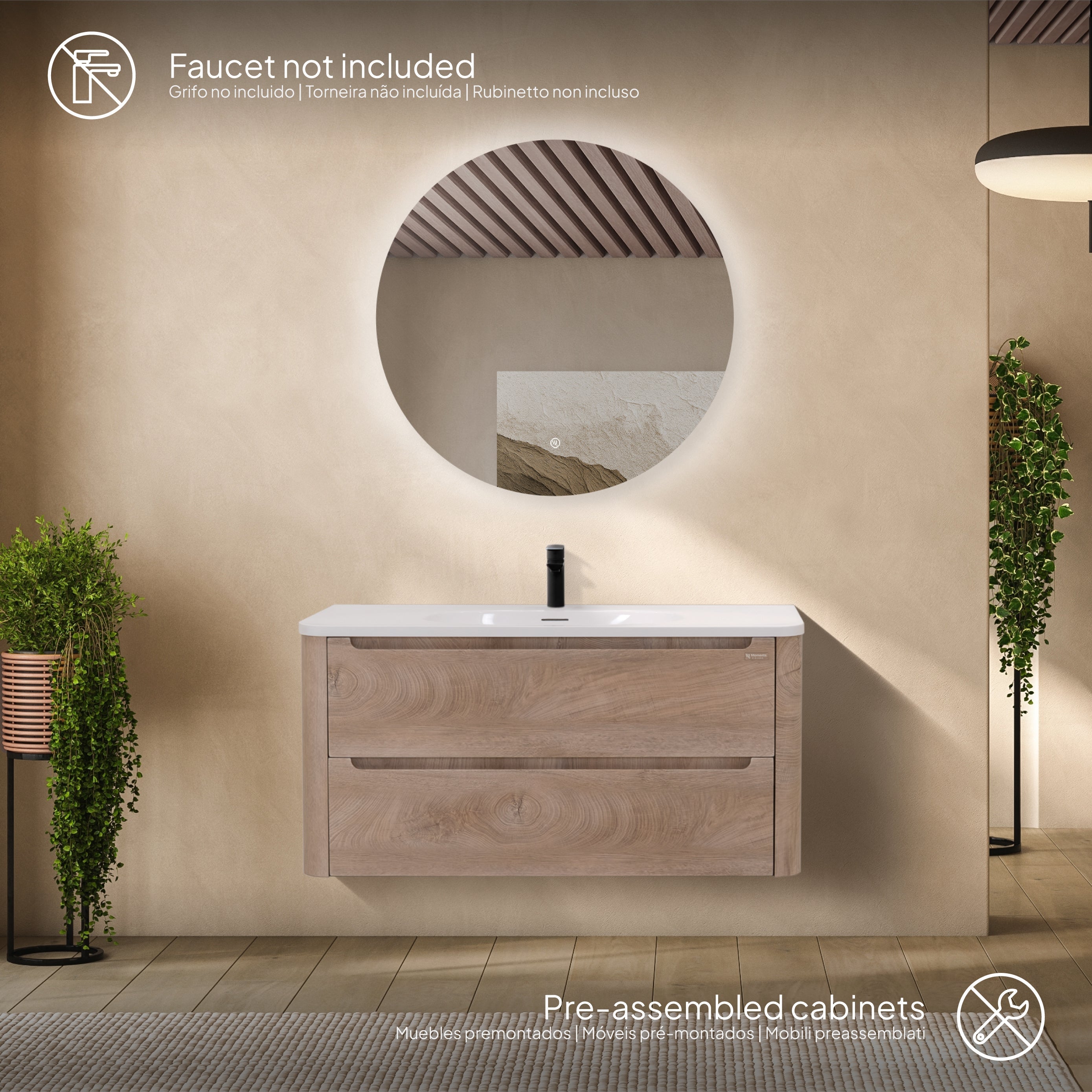 VESTA - Conjunto de baño suspendido