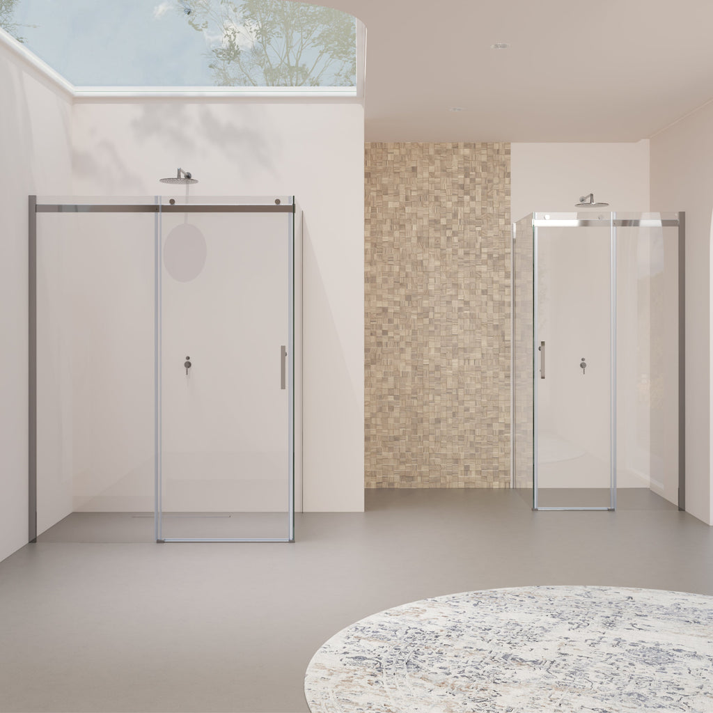 VIOLA - Cabine de duche com portas de correr em vidro temperado 8 mm, altura 200 cm