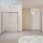 VIOLA - Cabine de duche com portas de correr em vidro temperado 8 mm, altura 200 cm