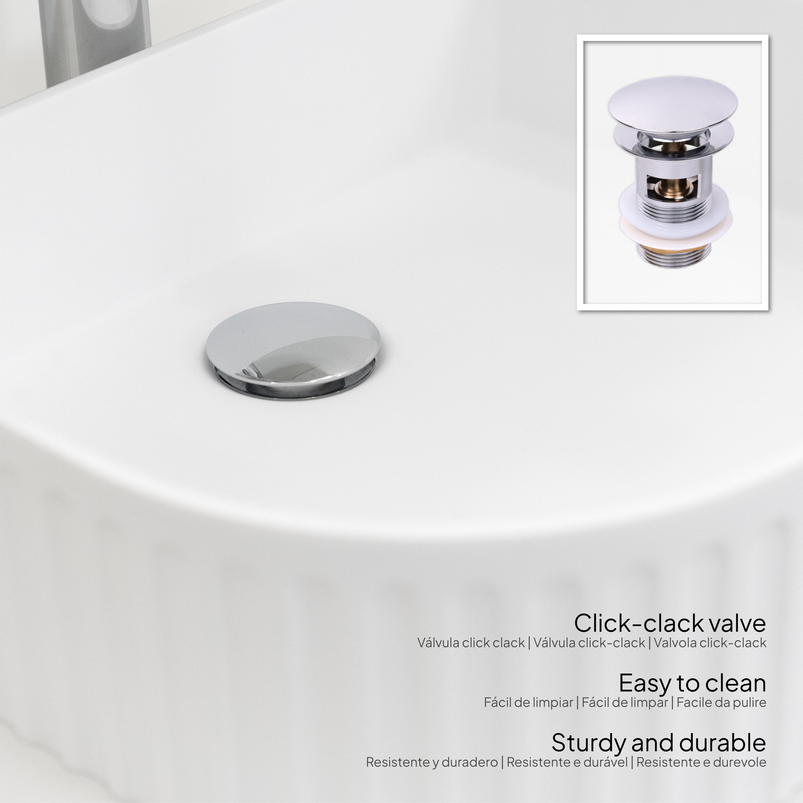 MAIA - Mueble de lavabo suspendido con cajones