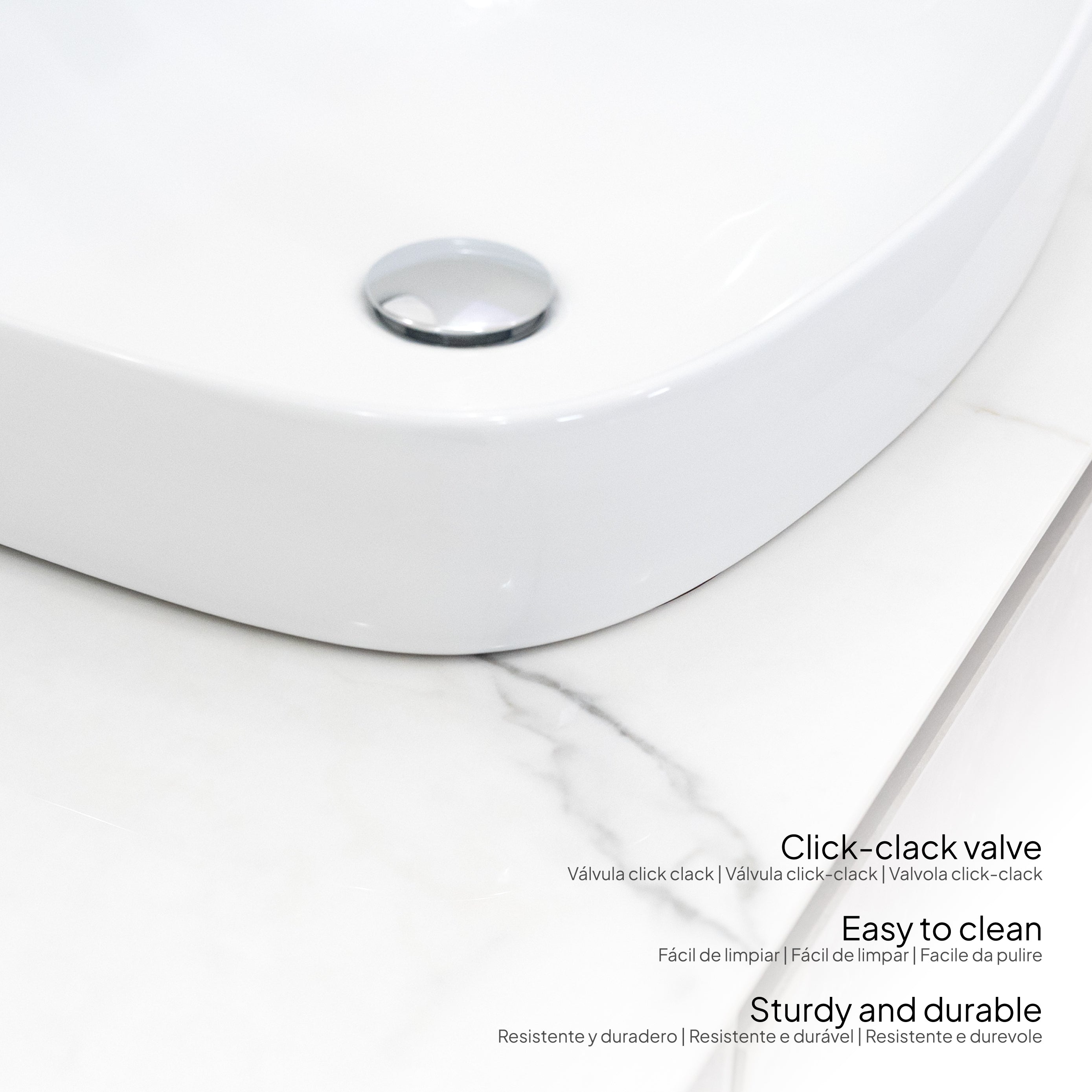 INDRA - Conjunto de baño doble suspendido