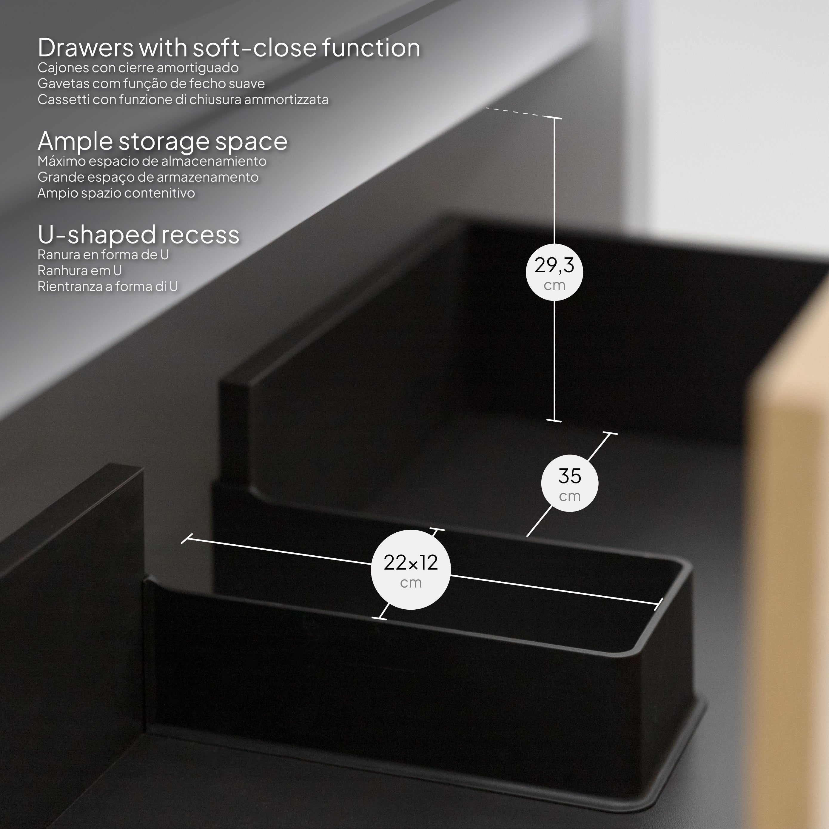 HEBE - Conjunto de baño suspendido