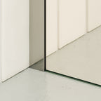 FIONA - Painel de duche Walk-In em vidro temperado 10 mm com perfil cromado