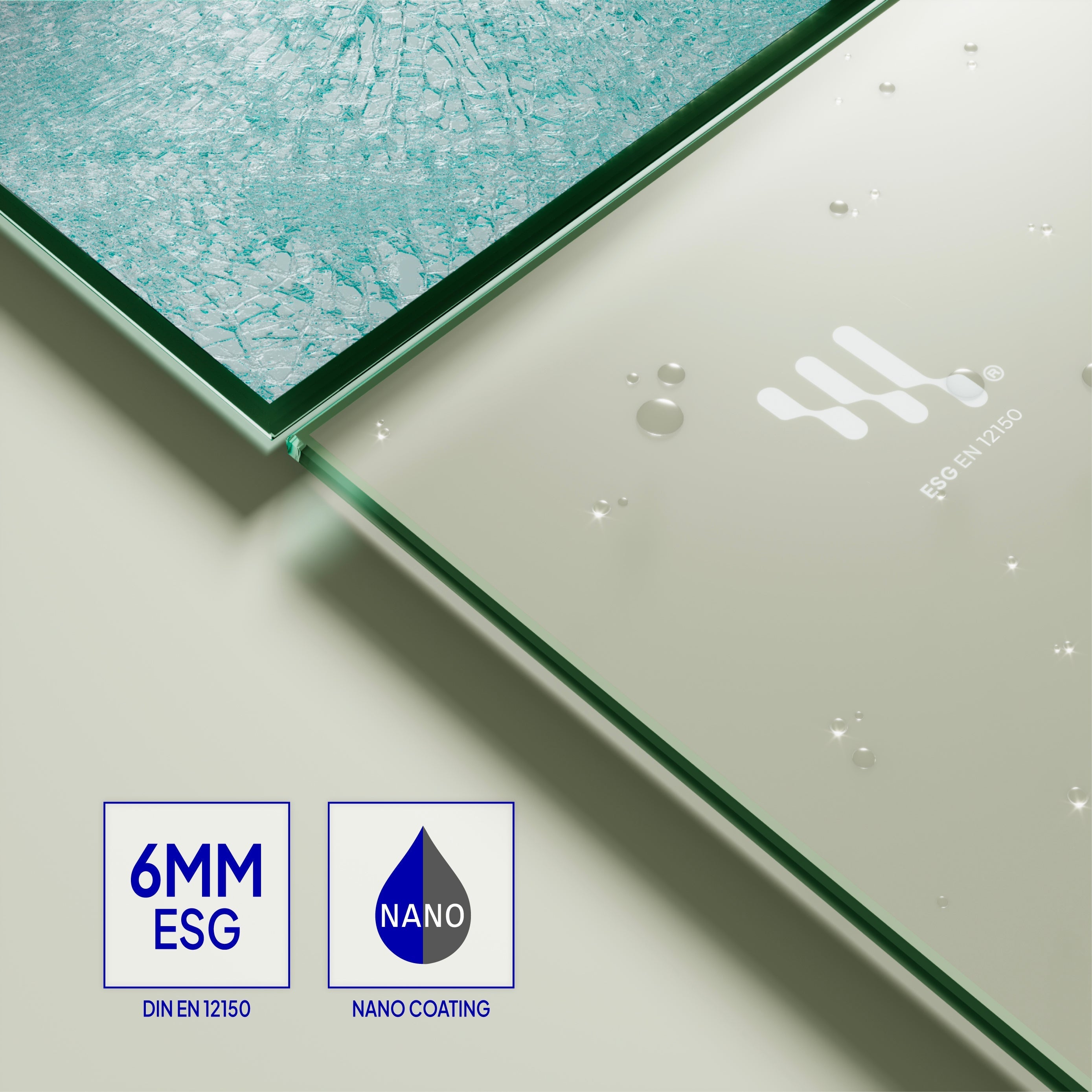 DIANA - Cabine de duche de canto com portas de correr em vidro temperado fosco e perfil preto mate