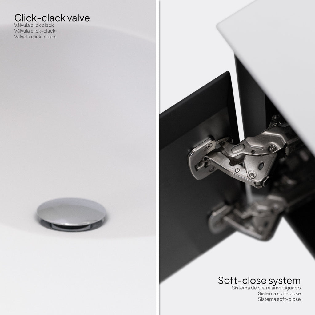 Dafne - Conjunto de baño suspendido