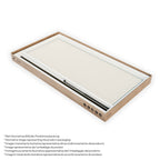 FIONA - Mampara de ducha walk-in de cristal templado de 10 mm con perfil negro mate