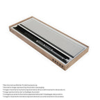 BELLE - Cabine de duche de canto com portas dobráveis em vidro temperado e perfil preto mate