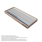 CELINE - Cabina de ducha de esquina con puertas batientes de cristal templado