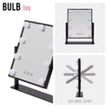 BULB TINY - Espelho de maquilhagem compacto com iluminação LED para uso diário