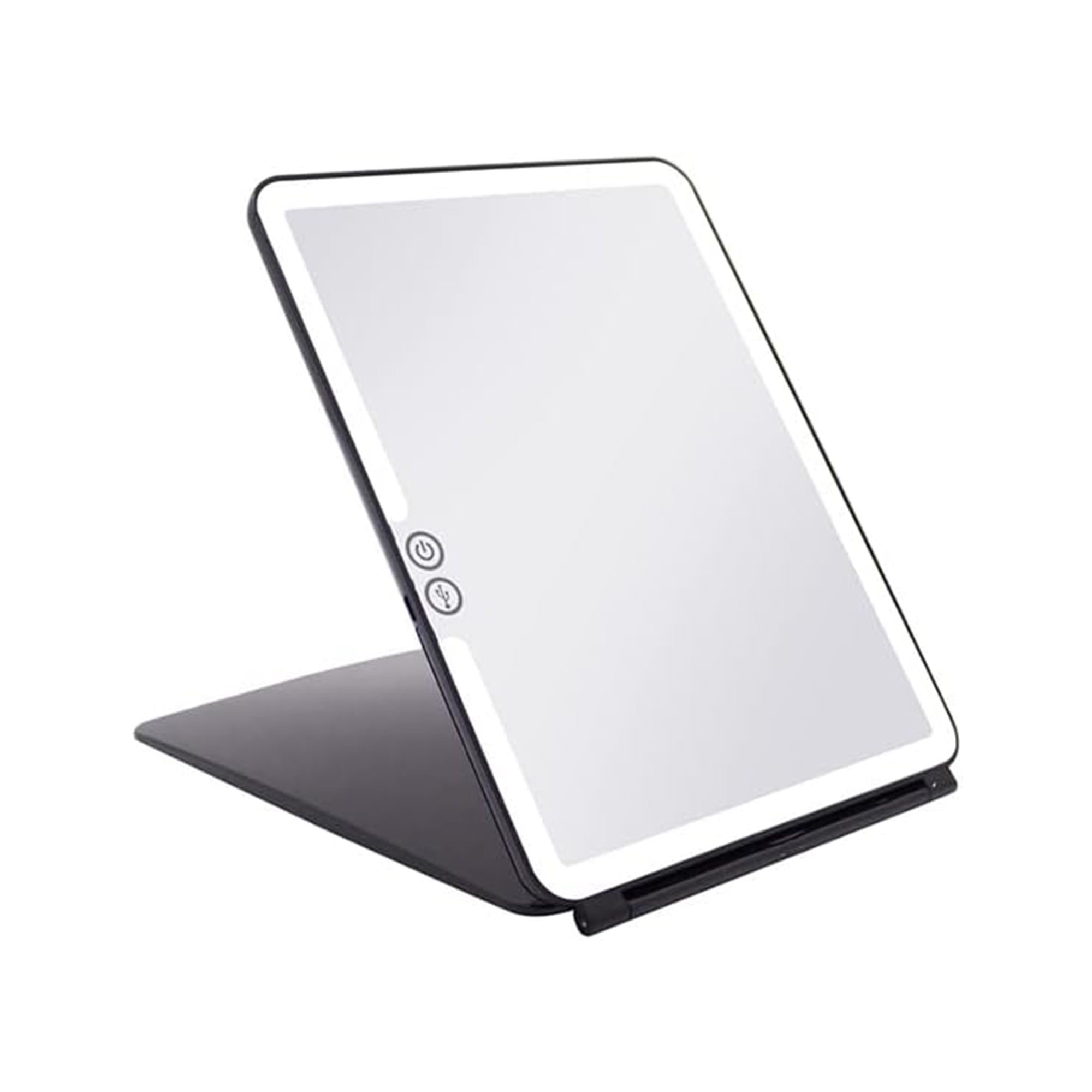 Espejo de maquillaje con iluminación LED y control táctil integrado