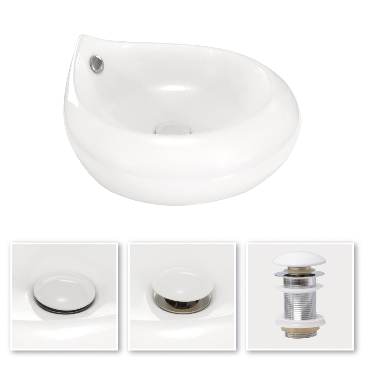 RENO - Lavabo de encimera de cerámica