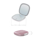 MAKEUP - Specchio portatile da trucco con illuminazione LED integrata