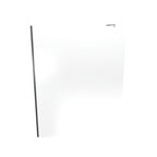 FIONA - Painel de duche walk-in em vidro temperado 10 mm com perfil cromado